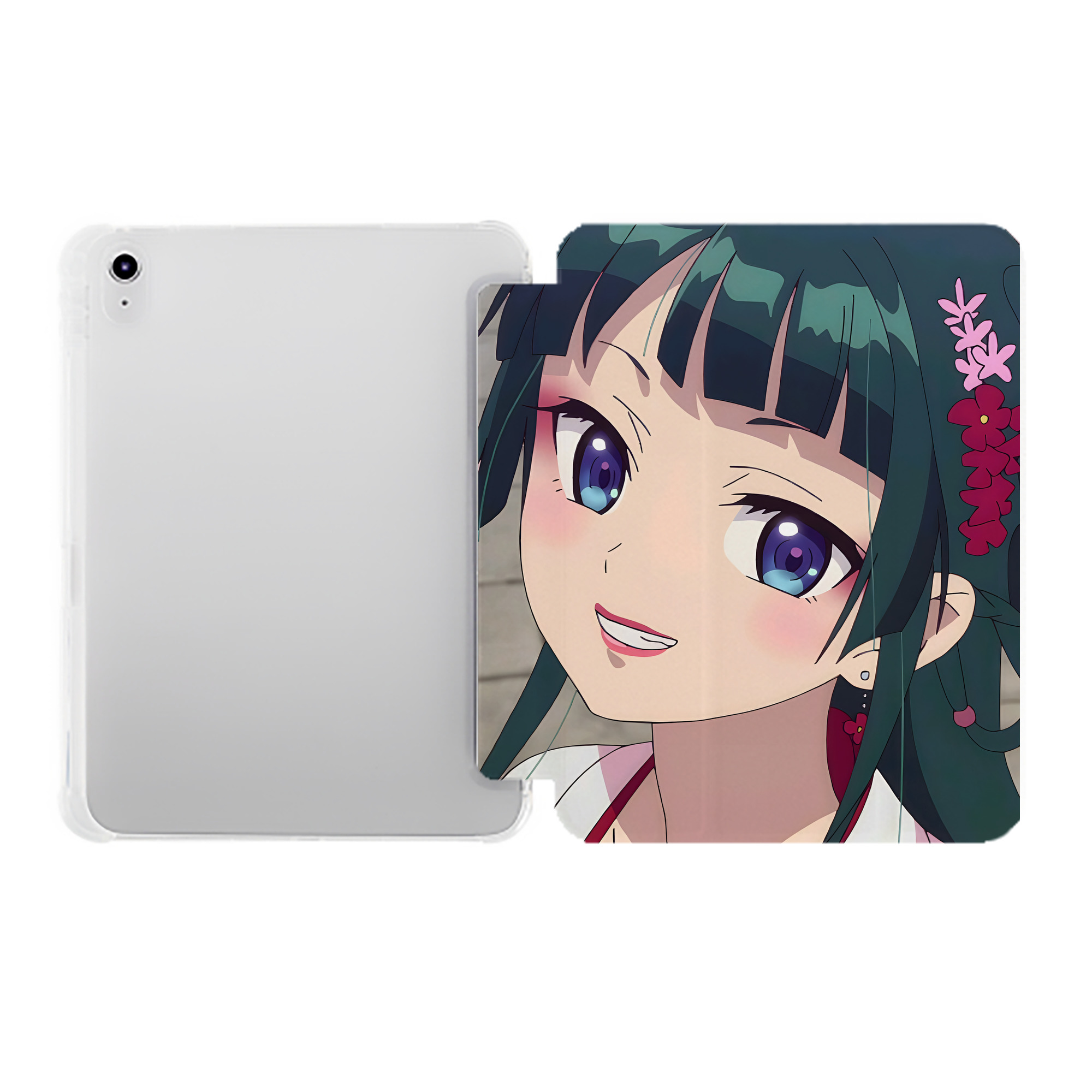（画像用） 薬屋のひとりごと The Apothecary Diaries IPad ケース ペン収納付き 三つ折りスタンド PUレザー×シリコン 対応機種9.5/10.5/10.9インチ